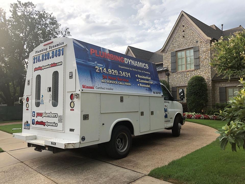 Plumbing Dynamics truck - Plumber in Carrollton, TX